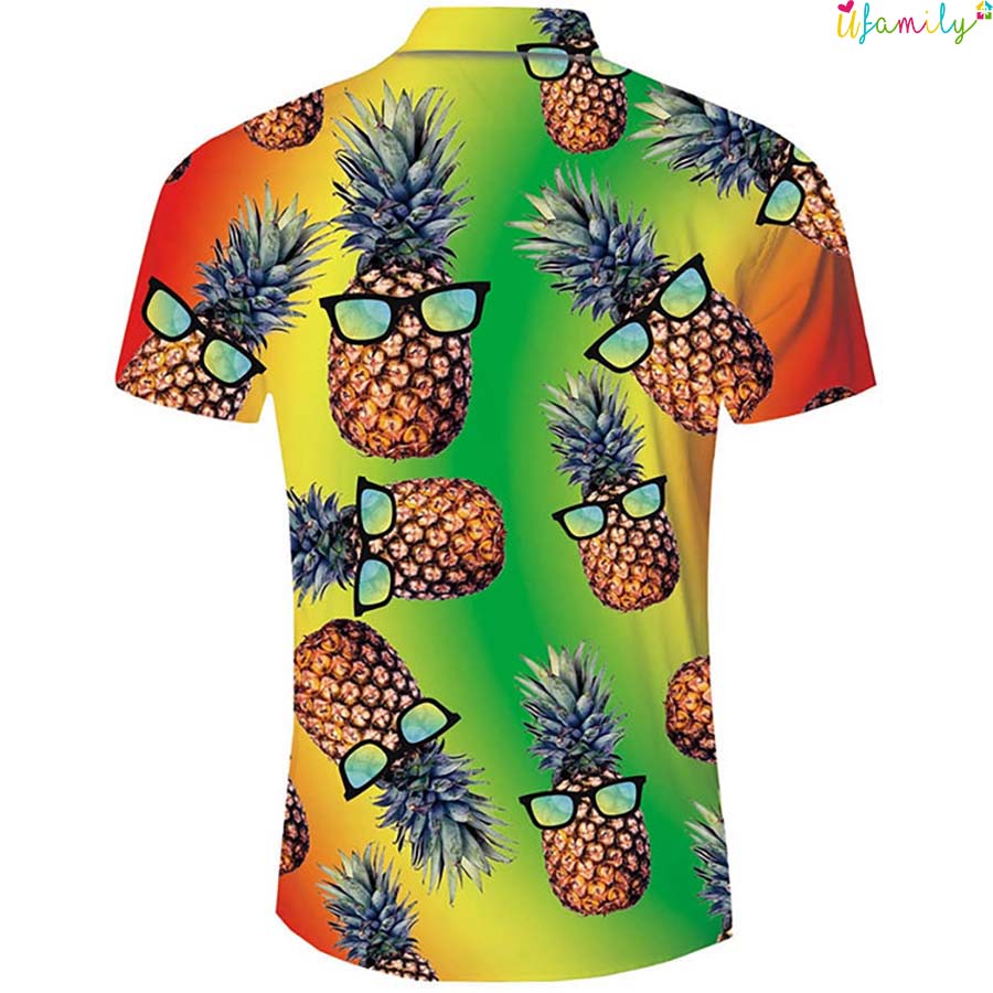 Colorful Sunglasses Pineapple Hawaiian Shirt, Funny Hawaii Shirts