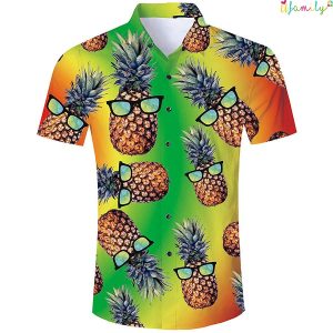 Colorful Sunglasses Pineapple Hawaiian Shirt Funny Hawaii Shirts 3