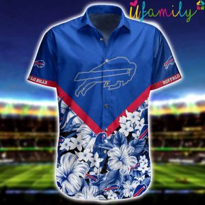 Custom Name Floral Buffalo Bills Hawaiian Shirt 1 1