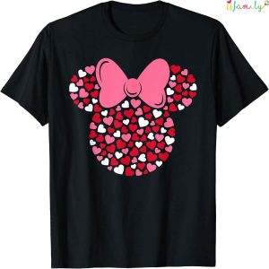 Disney Minnie Mouse Pink Hearts Valentines Day