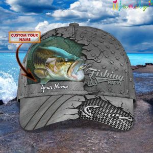 Fishing Art Personalize Name Cap 1