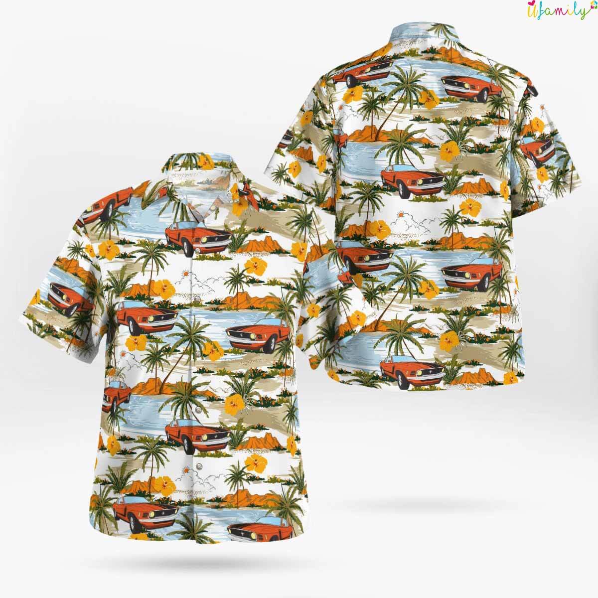 Ford Mustang Day Beach Best Hawaiian Shirts