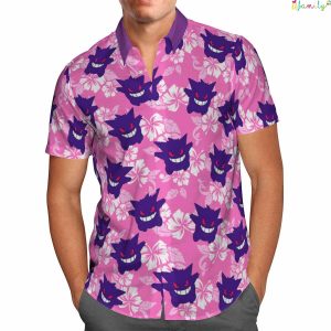 Gengar Beach Best Seller Hawaiian Pokemon Shirt 2 1