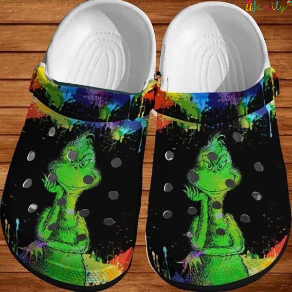 Grinch Colorful Crocs