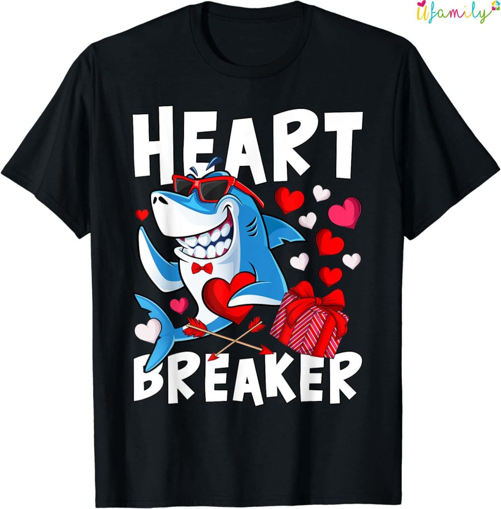Heart Shark Breaker Valentines Day