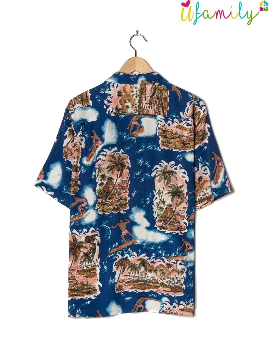 Joe Kealuhas Mixed Colours Vintage Hawaiian Shirt