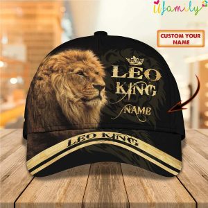 Leo King Personalized Name Cap 1