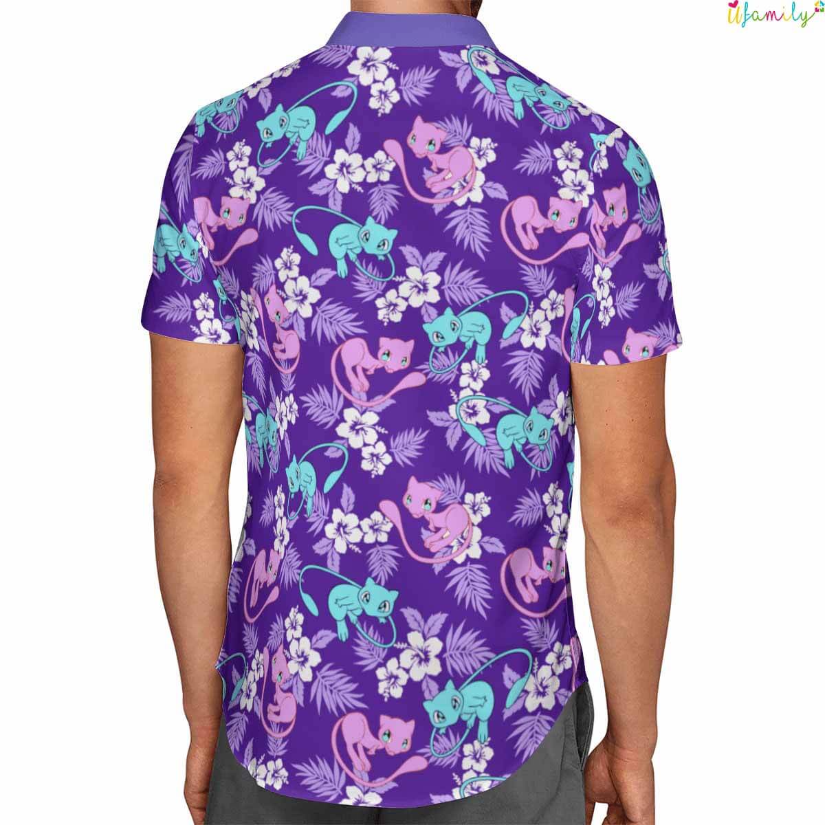 Mew Beach Hawaiian Pokemon Shirt