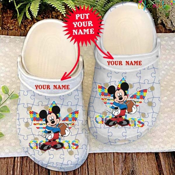 Mickey Custom Name Crocs
