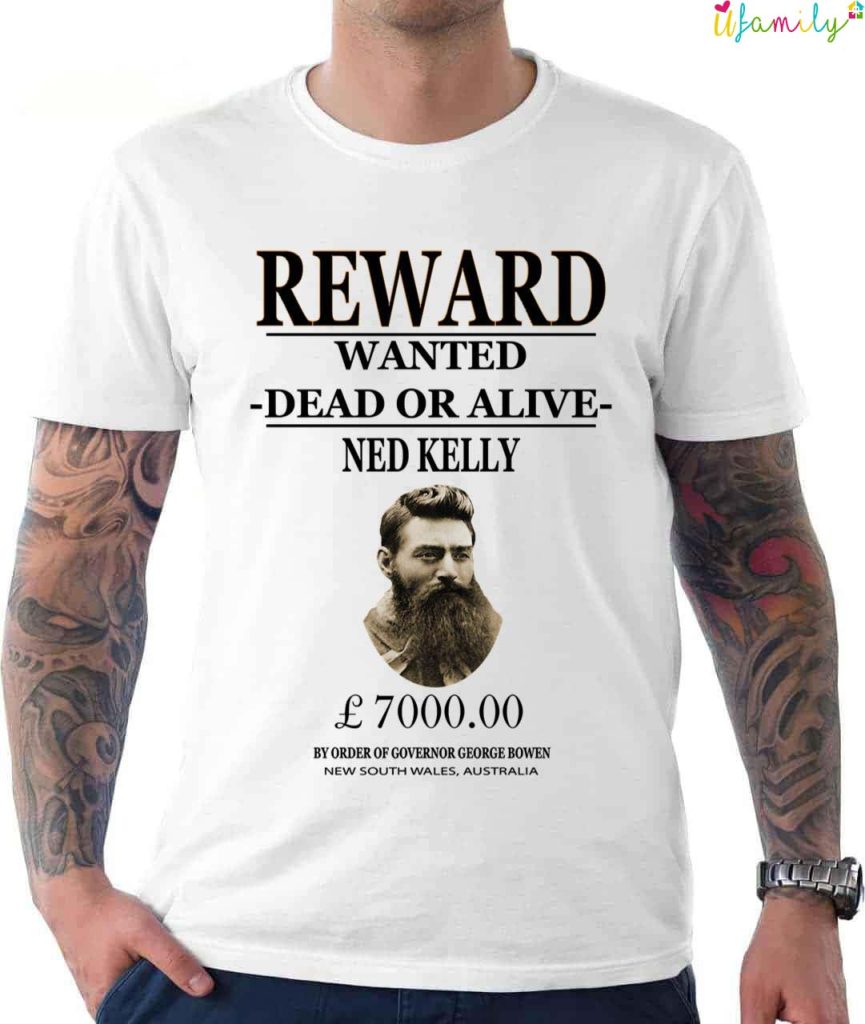 Ned Kelly Wanted Poster Australian Outlaw And Notorious Bushranger ...