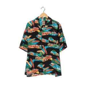 Next Original Black Vintage Hawaiian Shirt 1