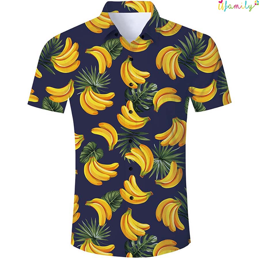Palm Leaf Banana Funny Hawaii Shirts