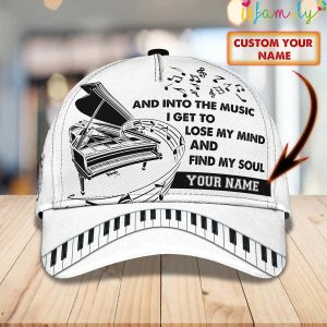 Piano Personalized Name Cap 1