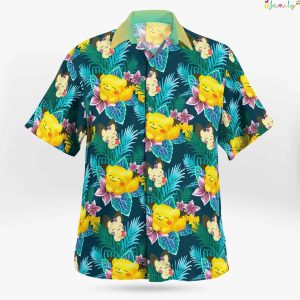 Pikachu Summer Day Beach Hawaiian Pokemon Shirt 1