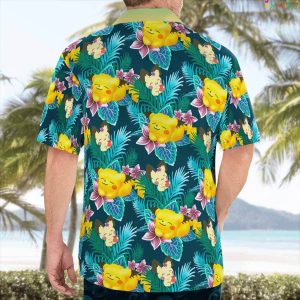 Pikachu Summer Day Beach Hawaiian Pokemon Shirt 3
