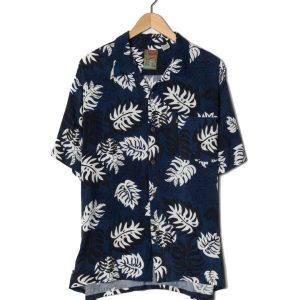 Pineapple Connection Blue Vintage Hawaiian Shirt 1