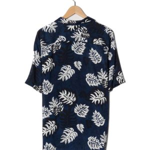 Pineapple Connection Blue Vintage Hawaiian Shirt 2