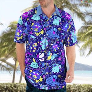 Poison Beach New Hawaiian Pokemon Shirt 2