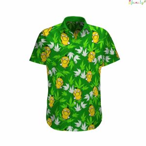 Psyduck Beach Hawaiian Pokemon Shirt 1