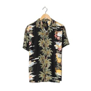 Reserve Black Vintage Hawaiian Shirt