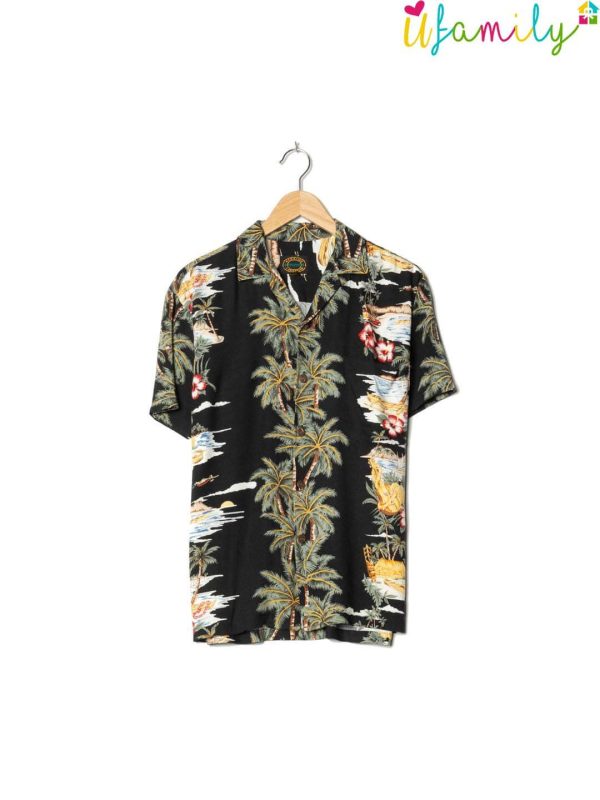 Reserve Black Vintage Hawaiian Shirt