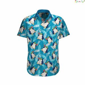Snorlax Beach Hawaiian Pokemon Shirt 1