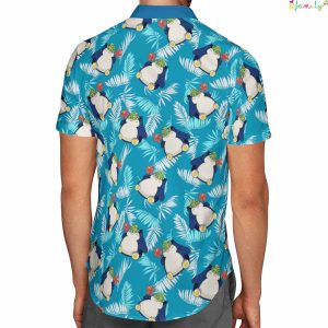 Snorlax Beach Hawaiian Pokemon Shirt 3