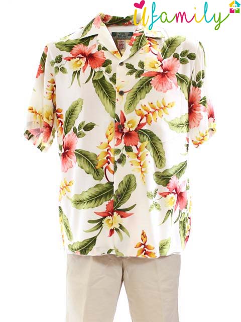 Sonic Beige Hawaiian Shirt Men