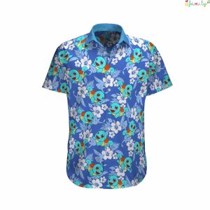 Squirtle Beach Hawaiian Pokemon Shirt 1