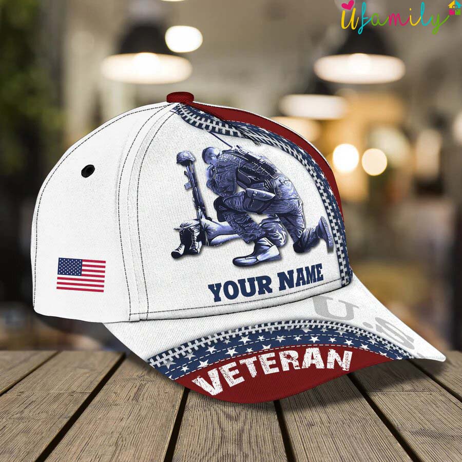 Veteran Personalized Name Cap
