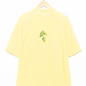 Vinokilo Yellow Vintage Hawaiian Shirt 2
