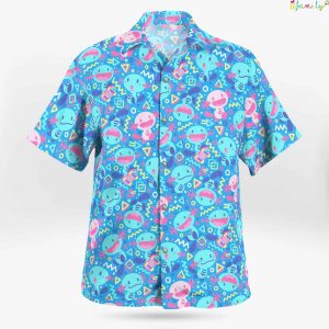 Wooper Pokemon Hawaiian Pokemon Shirt 1