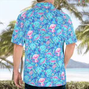 Wooper Pokemon Hawaiian Pokemon Shirt 3
