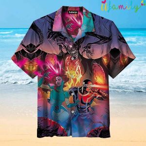 Xmen Avenger Heroes Vintage Hawaiian Shirt