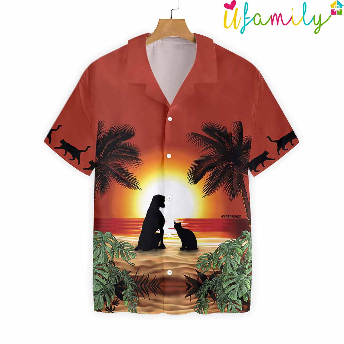 Aloha Dog And Cat Hawaiian Shirt