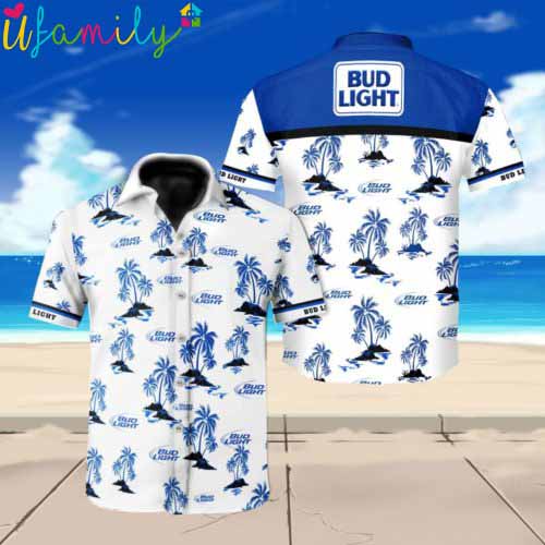 Amazing Bud Light Beer Hawaiian Shirt