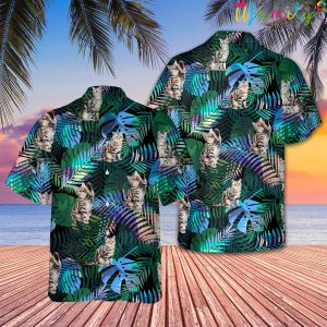 American Shorthair Cat Family Hawaiian Shirt
