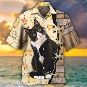 Angel Cat Hawaiian Shirt 2 1
