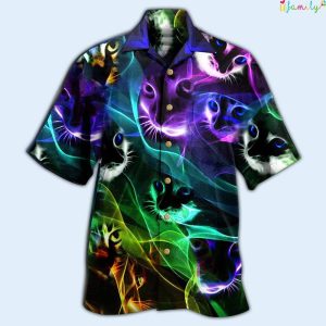 Awesome Cat Hawaiian Shirt 2 1