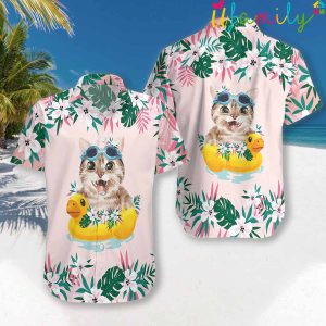 Baby Beach Cat Hawaiian Shirt 1 1
