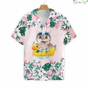 Baby Beach Cat Hawaiian Shirt 2 1