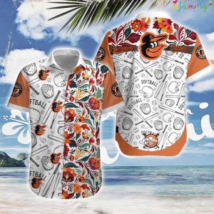 Orioles Hawaiian Shirt Logo History Baltimore Orioles Gift - Personalized  Gifts: Family, Sports, Occasions, Trending