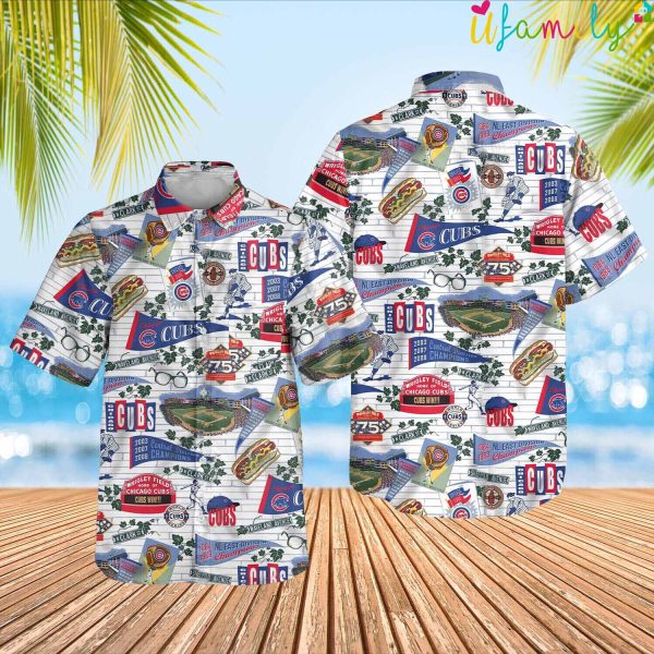 Baseball Team Cubs Hawaiian Shirt Giveaway