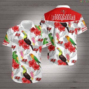 Parrot And Toucan Buccaneers Hawaiian Shirt