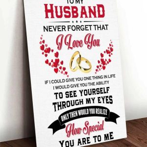 Canvas Valentine For Husband