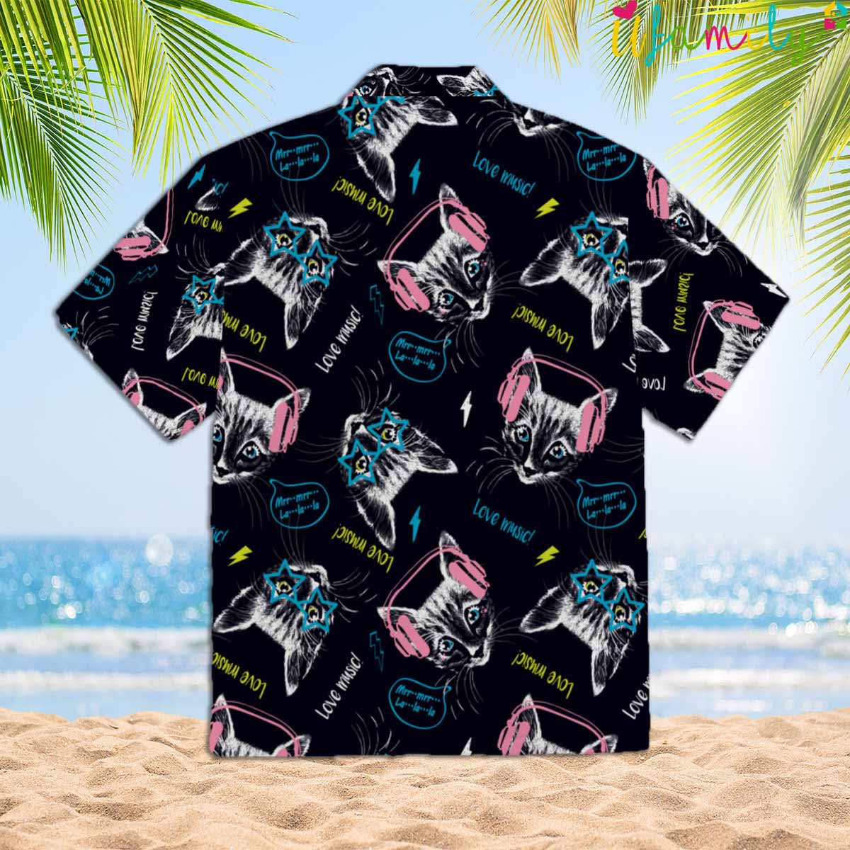 Cat Music A Lot Of Cute Hawaiian Shirt