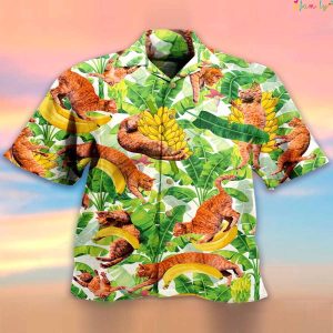 Cat With Banana A holiday Hawaiian Shirt