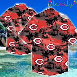 Island Cincinnati Reds Hawaiians Shirt