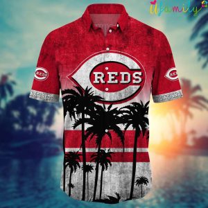 Summer Vacation Cincinnati Reds Hawaiian Shirt