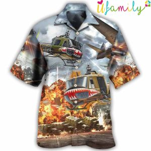 Combat Aircraft Aviation Hawaiian Shirts